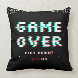 Technology gamer freak Pillow
