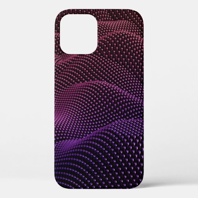 Technology geometry black background. 3d illustrat Case-Mate iPhone case (Back)