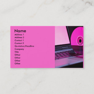 Technology in style, Name, Address 1, Address 2... Business Card