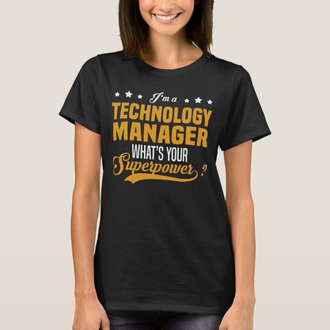 Technology Manager T-Shirt (Front)
