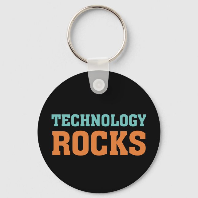 Technology Rocks Key Ring (Front)