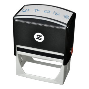 Technology tools sketch self-inking stamp