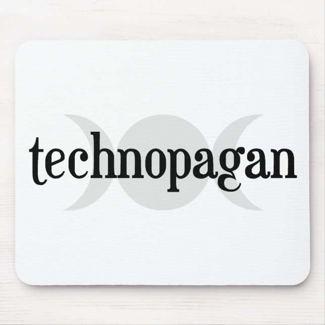 Technopagan Mouse Pad (Front)