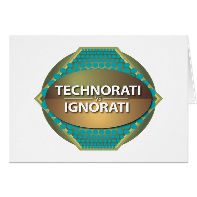 Technorati vs Ignorati (Front Horizontal)