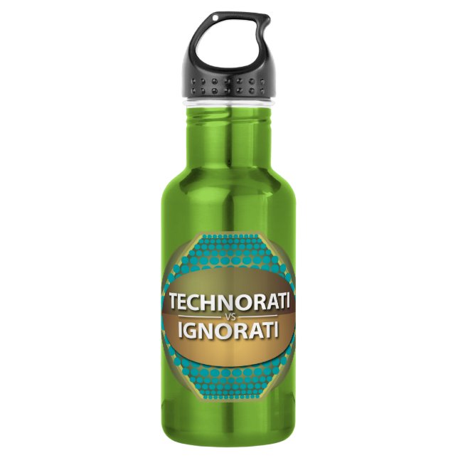 Technorati vs Ignorati 532 Ml Water Bottle (Front)