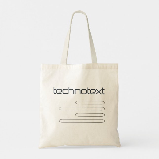 Technotext Tote Bag (Back)