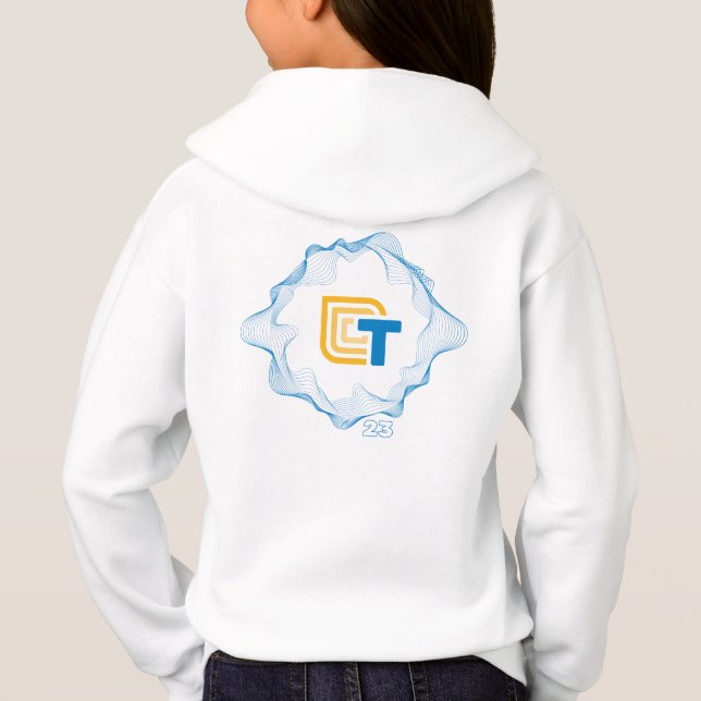 Technovation Wave Of Change Kids Hoodie (Back)