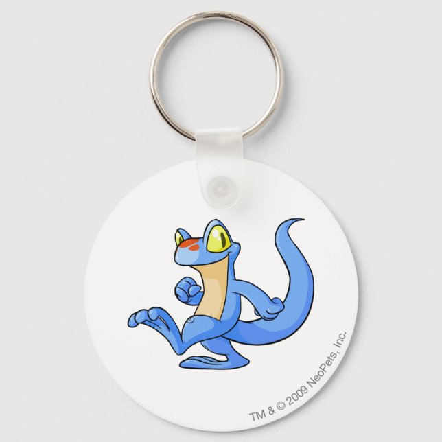 Techo Blue Key Ring (Front)