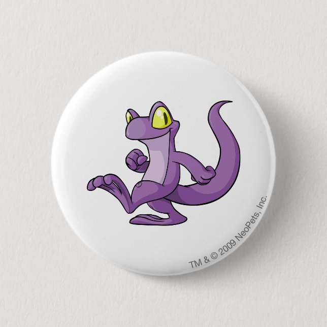 Techo Purple 6 Cm Round Badge (Front)