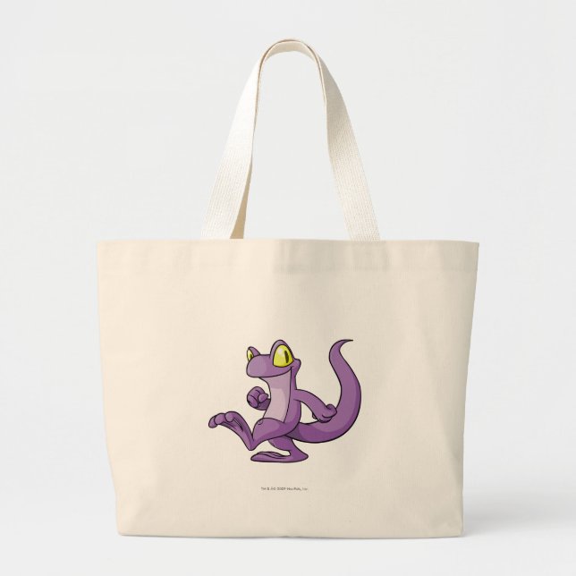 Techo Purple Large Tote Bag (Front)