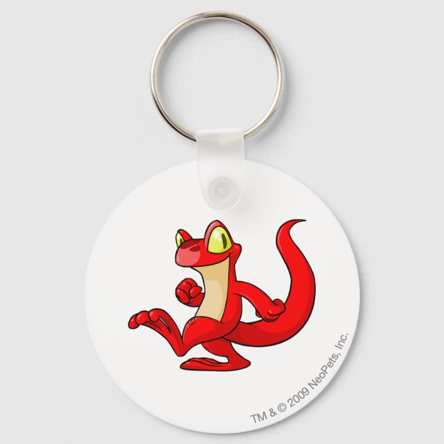 Techo Red Key Ring (Front)