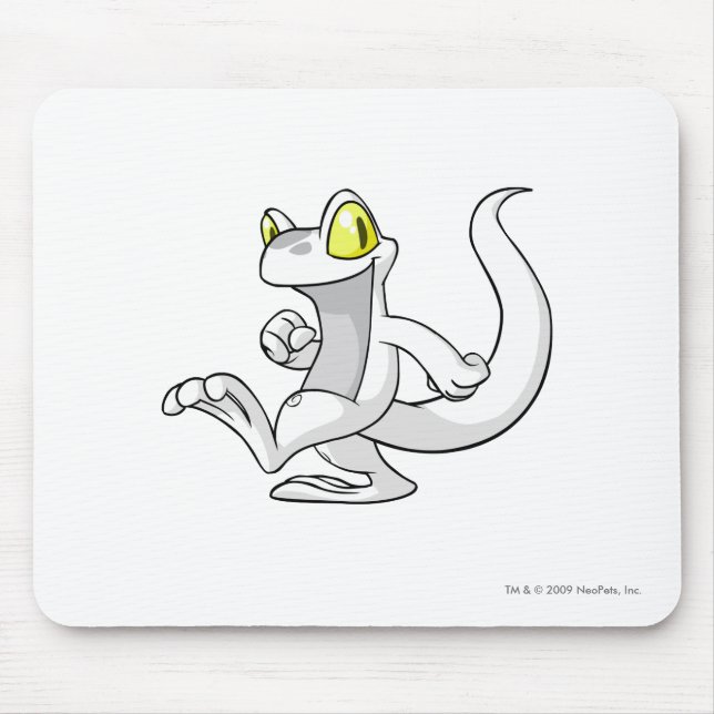 Techo White Mouse Pad (Front)