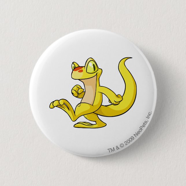 Techo Yellow 6 Cm Round Badge (Front)