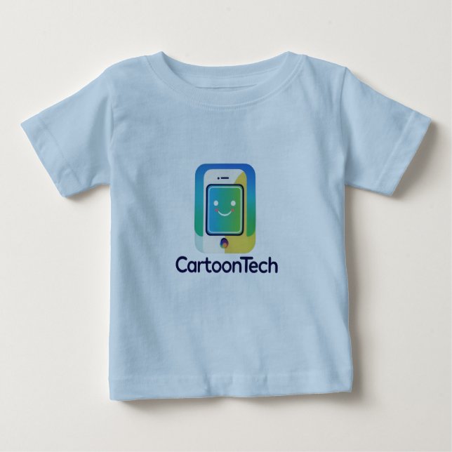 TechToon Cartoon Face T-Shirt (Front)