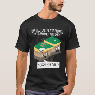 Tectonic Plate - Geology Earth Science Teacher Sei T-Shirt