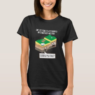 Tectonic Plate Geology Earth Science Teacher Seism T-Shirt