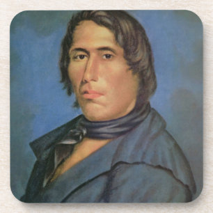 Tecumseh (1768-1813) (oil on canvas) coaster