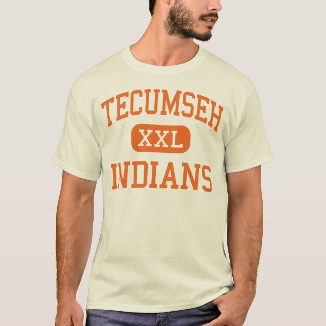 Tecumseh - Indians - High - Tecumseh Michigan T-Shirt (Front)