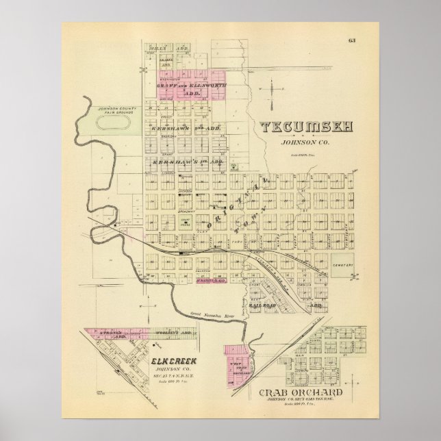 Tecumseh, Nebraska Poster (Front)