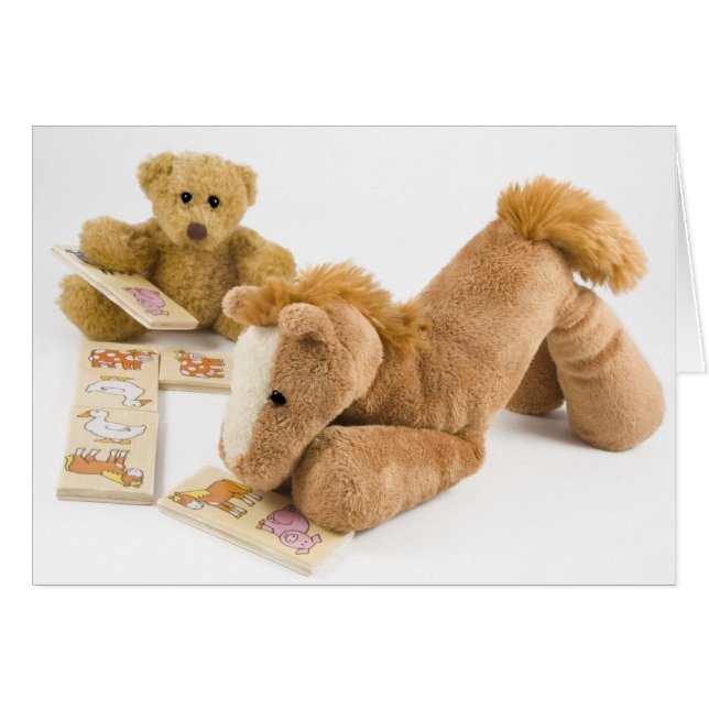 Ted and Horse domino game (Front Horizontal)