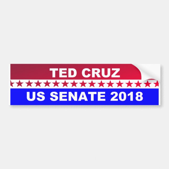 Ted Cruz 2018 Senate bumper sticker (Front)