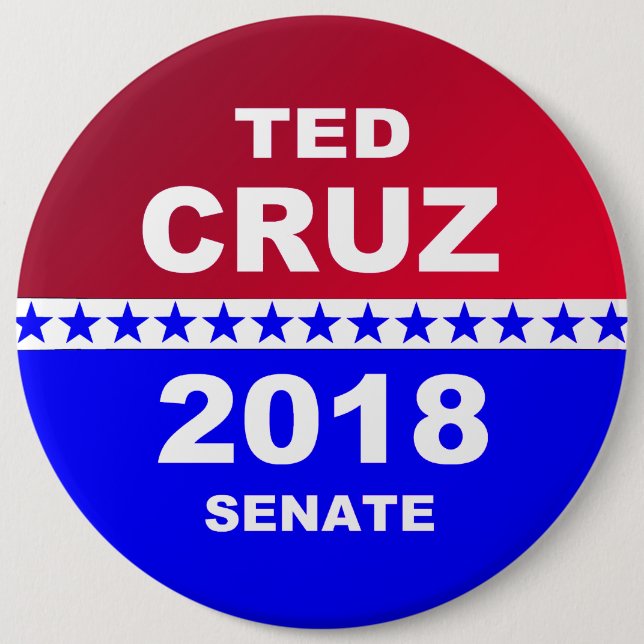 Ted Cruz 2018 Senate political button (Front)