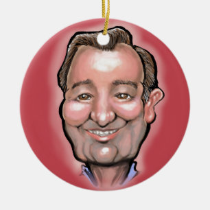 Ted Cruz Ceramic Ornament
