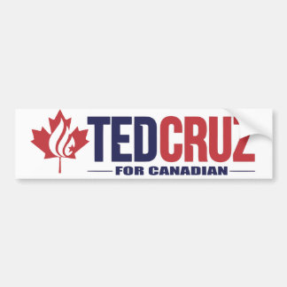 Ted Cruz for Canadian Bumper Sticker