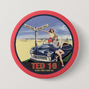 Ted Cruz for President 2016 7.5 Cm Round Badge