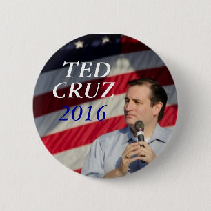Ted Cruz for President 6 Cm Round Badge
