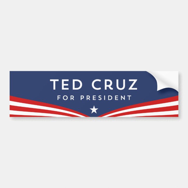 Ted Cruz for President Bumper Sticker (Front)
