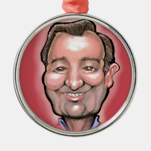 Ted Cruz Metal Ornament