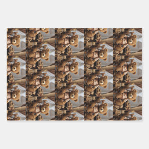 Ted. E. Bear Wrapping Paper Sheet