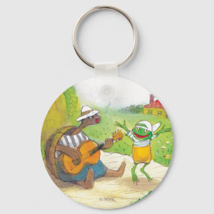 Ted, Ed and Caroll The Picnic 1 Key Ring