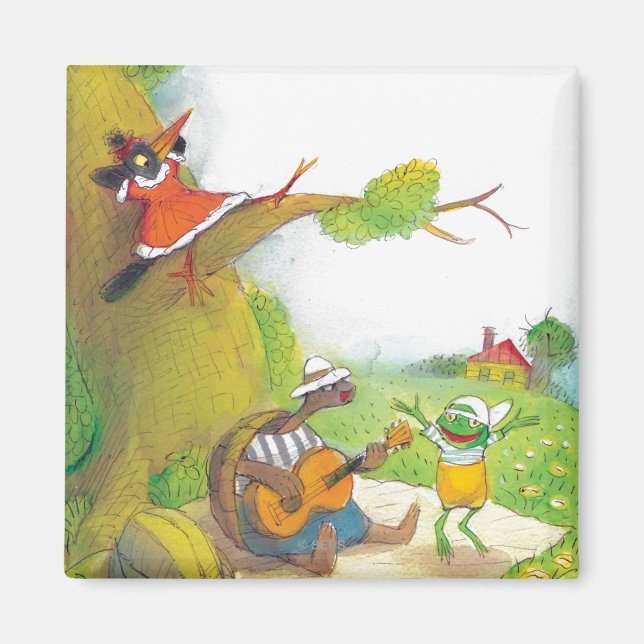 Ted, Ed and Caroll The Picnic 1 Magnet (Front)