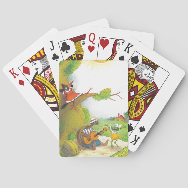 Ted, Ed and Caroll The Picnic 1 Playing Cards (Back)