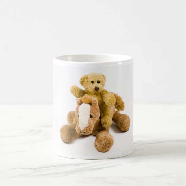 Ted goes riding ... English tea mug (Center)