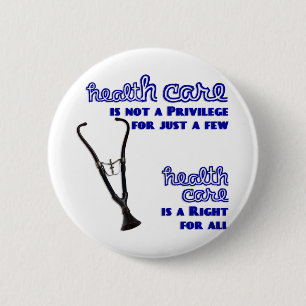 Ted Kennedy Health Care Reform Support 6 Cm Round Badge