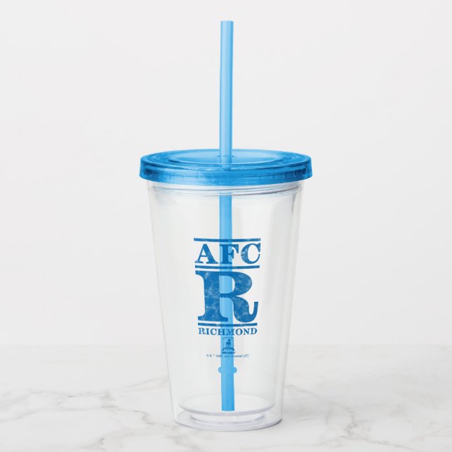 Ted Lasso | AFC R Richmond Text Logo Acrylic Tumbler (Front)