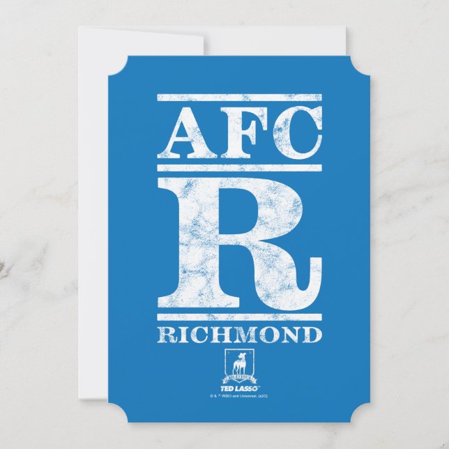 Ted Lasso | AFC R Richmond Text Logo Card (Front)