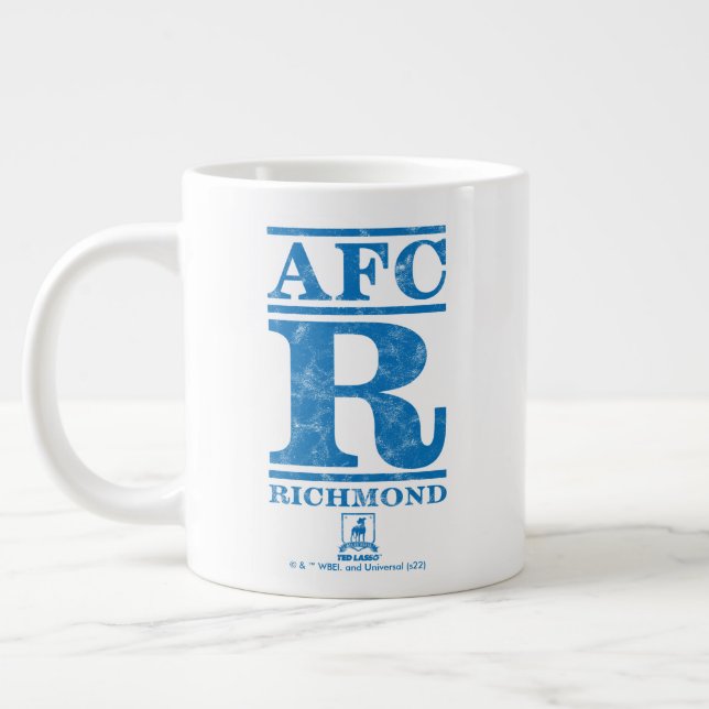 Ted Lasso | AFC R Richmond Text Logo Large Coffee Mug (Left)