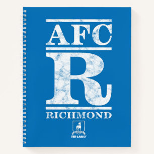 Ted Lasso   AFC R Richmond Text Logo Notebook