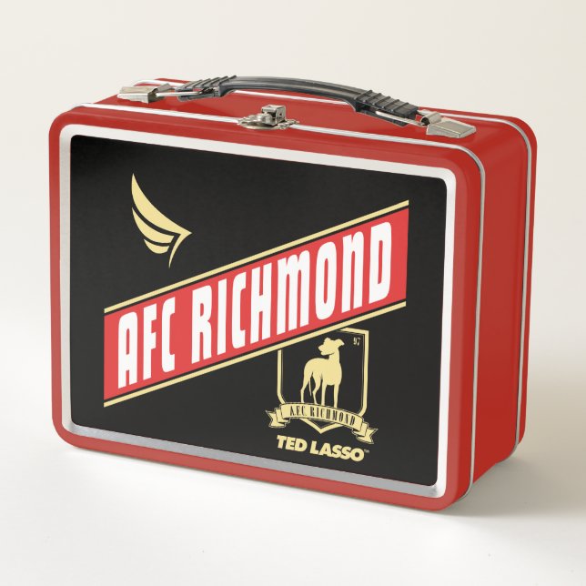 Ted Lasso | AFC Richmond Athletic Banner Metal Lunch Box (Front)
