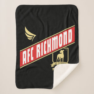 Ted Lasso   AFC Richmond Athletic Banner Sherpa Blanket
