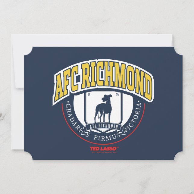 Ted Lasso | AFC Richmond Athletic Circle Badge Card (Front)