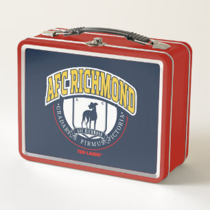 Ted Lasso AFC Richmond Athletic Circle Badge Metal Lunch Box