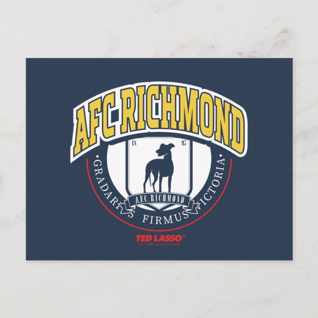 Ted Lasso | AFC Richmond Athletic Circle Badge Postcard (Front)
