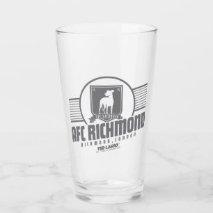 Ted Lasso AFC Richmond Athletic Stripe Graphic Glass
