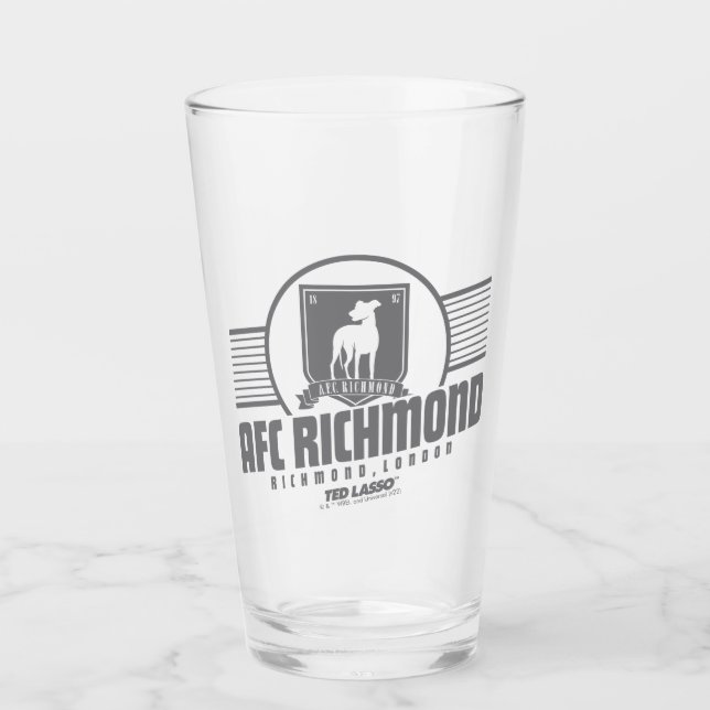 Ted Lasso | AFC Richmond Athletic Stripe Graphic Glass (Front)