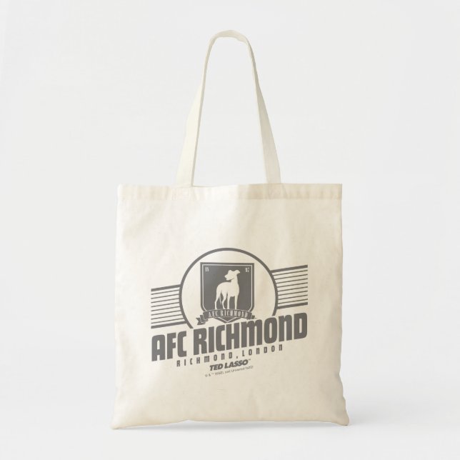 Ted Lasso | AFC Richmond Athletic Stripe Graphic Tote Bag (Front)